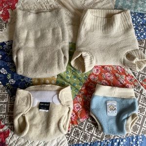 Newborn wool diaper cover lot